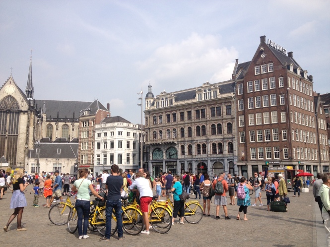 Dam Square, unsure of which exact buildings those are